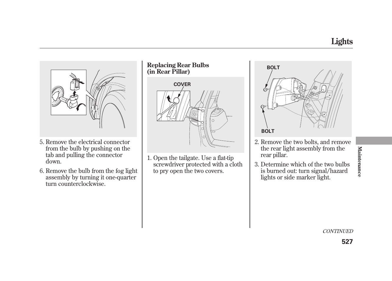 Lights | Acura 2010 MDX User Manual | Page 534 / 616