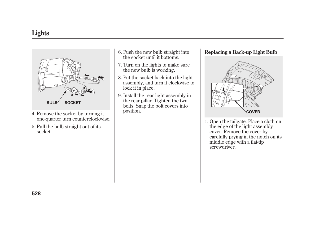 Lights | Acura 2010 MDX User Manual | Page 535 / 616