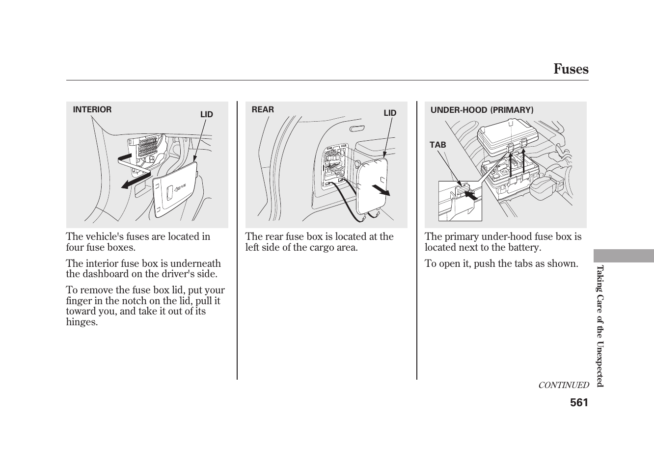 Fuses | Acura 2010 MDX User Manual | Page 568 / 616