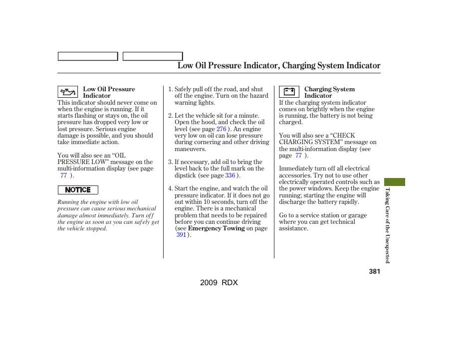 Acura 2009 RDX User Manual | Page 385 / 433