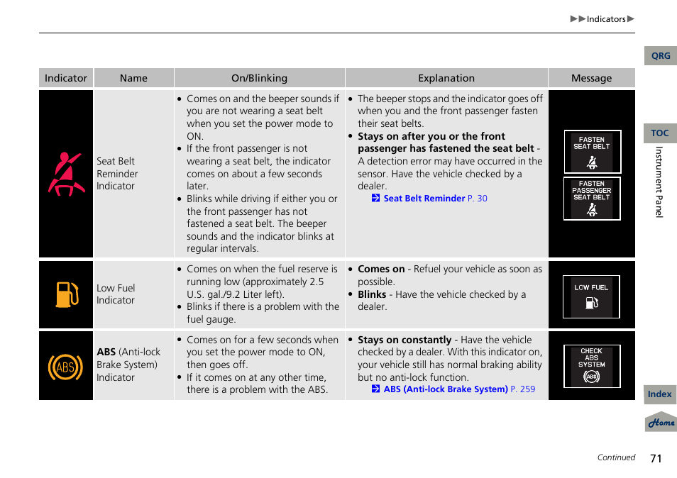 Acura 2013 RDX User Manual | Page 72 / 363