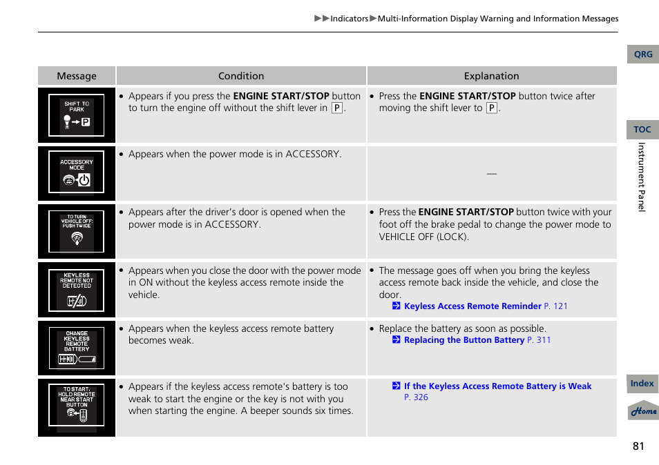 Acura 2013 RDX User Manual | Page 82 / 363