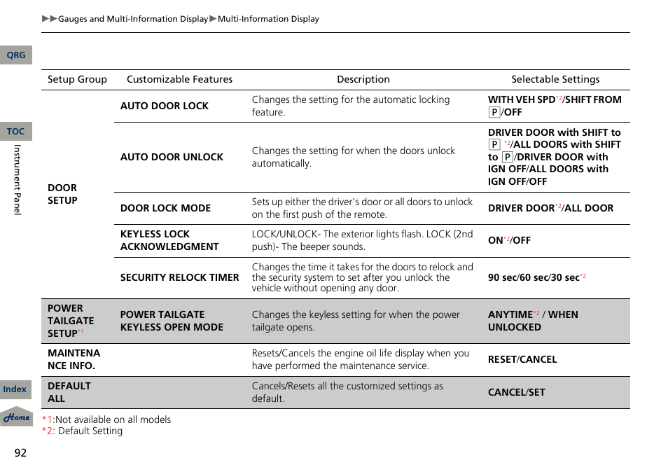 Acura 2013 RDX User Manual | Page 93 / 363
