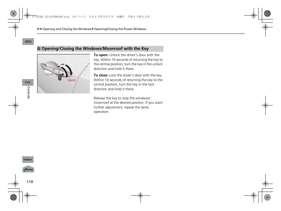 Acura 2014 ILX User Manual | Page 111 / 351