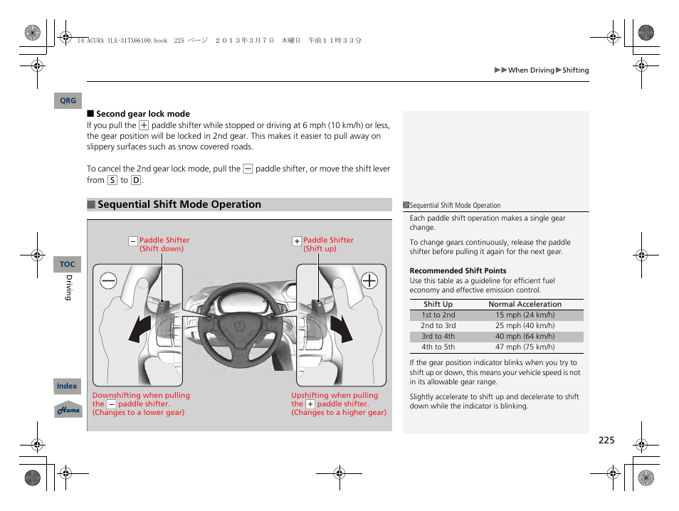 P 225), P225) | Acura 2014 ILX User Manual | Page 226 / 351