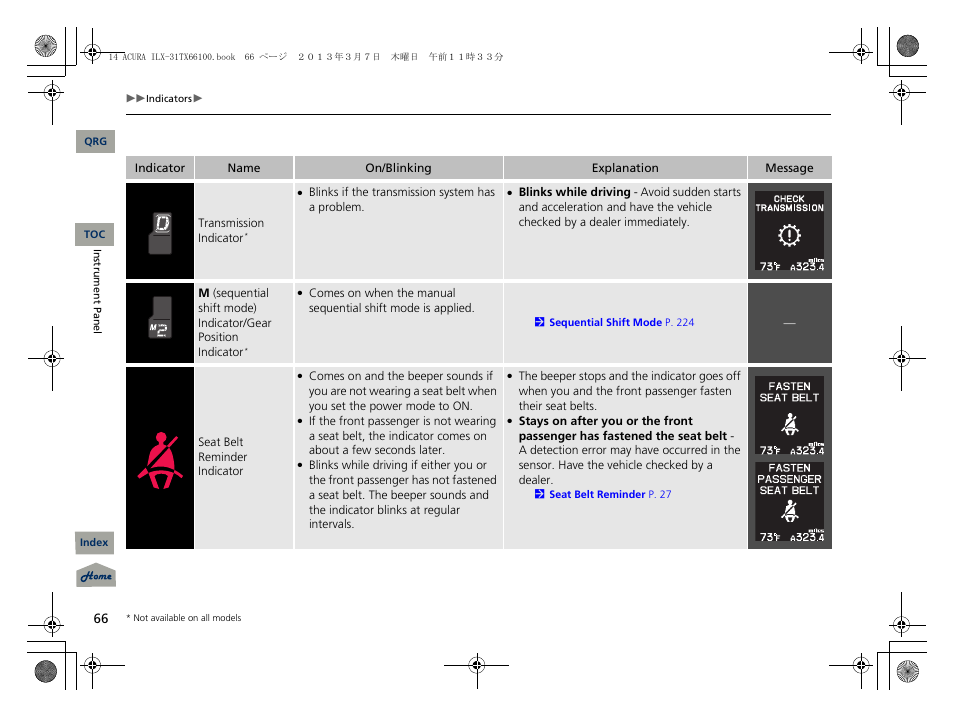 Acura 2014 ILX User Manual | Page 67 / 351