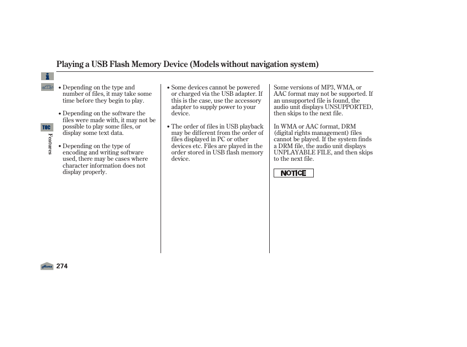 Acura 2012 TL User Manual | Page 278 / 650