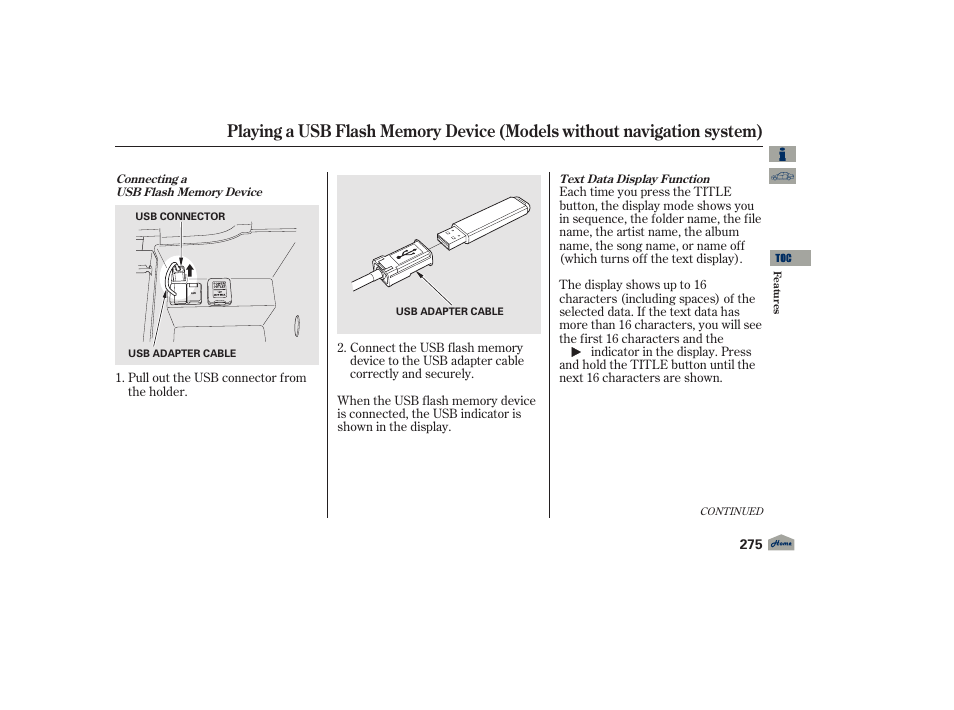 2012 tl | Acura 2012 TL User Manual | Page 279 / 650