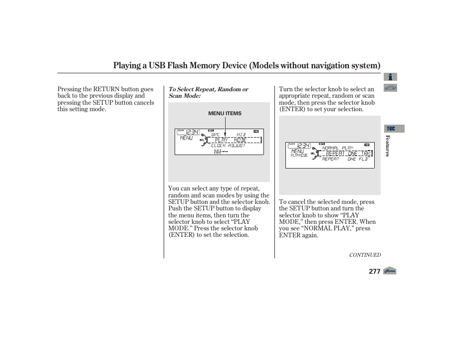 Acura 2012 TL User Manual | Page 281 / 650