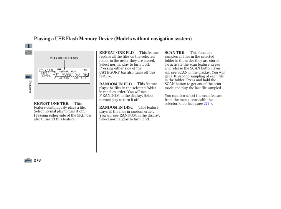 Acura 2012 TL User Manual | Page 282 / 650