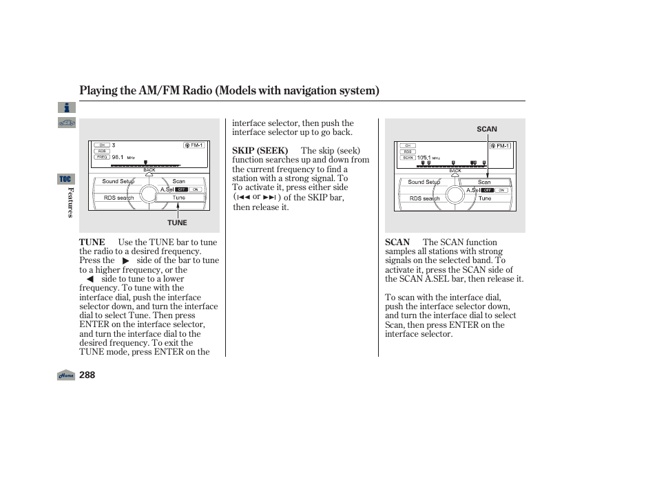 Acura 2012 TL User Manual | Page 292 / 650