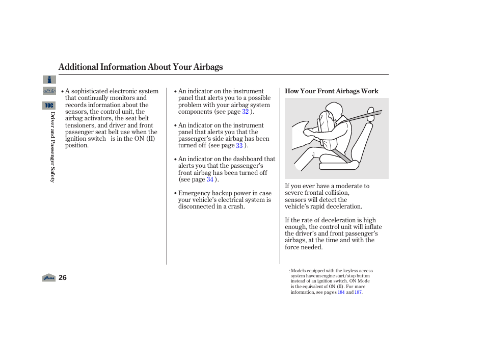 Additional information about your airbags, 2012 tl | Acura 2012 TL User Manual | Page 30 / 650