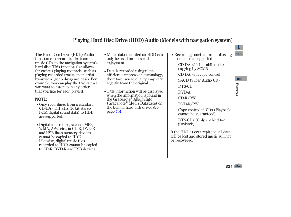 Acura 2012 TL User Manual | Page 325 / 650
