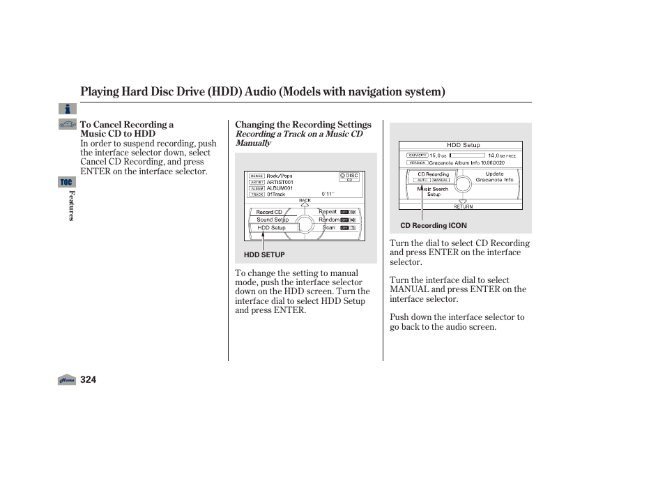 Acura 2012 TL User Manual | Page 328 / 650