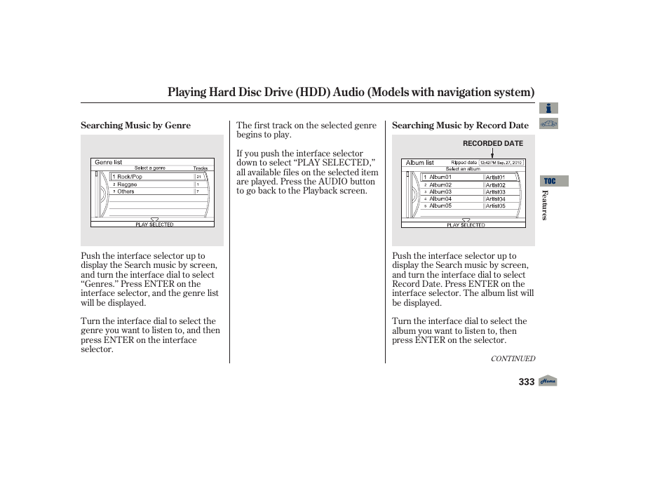 Acura 2012 TL User Manual | Page 337 / 650