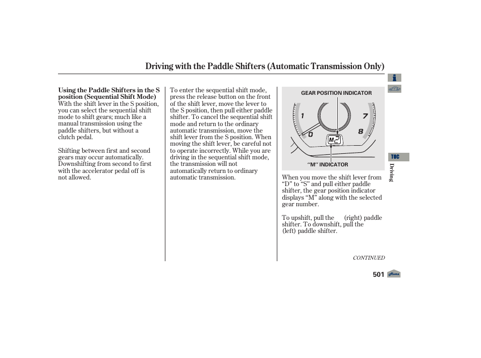 Acura 2012 TL User Manual | Page 505 / 650