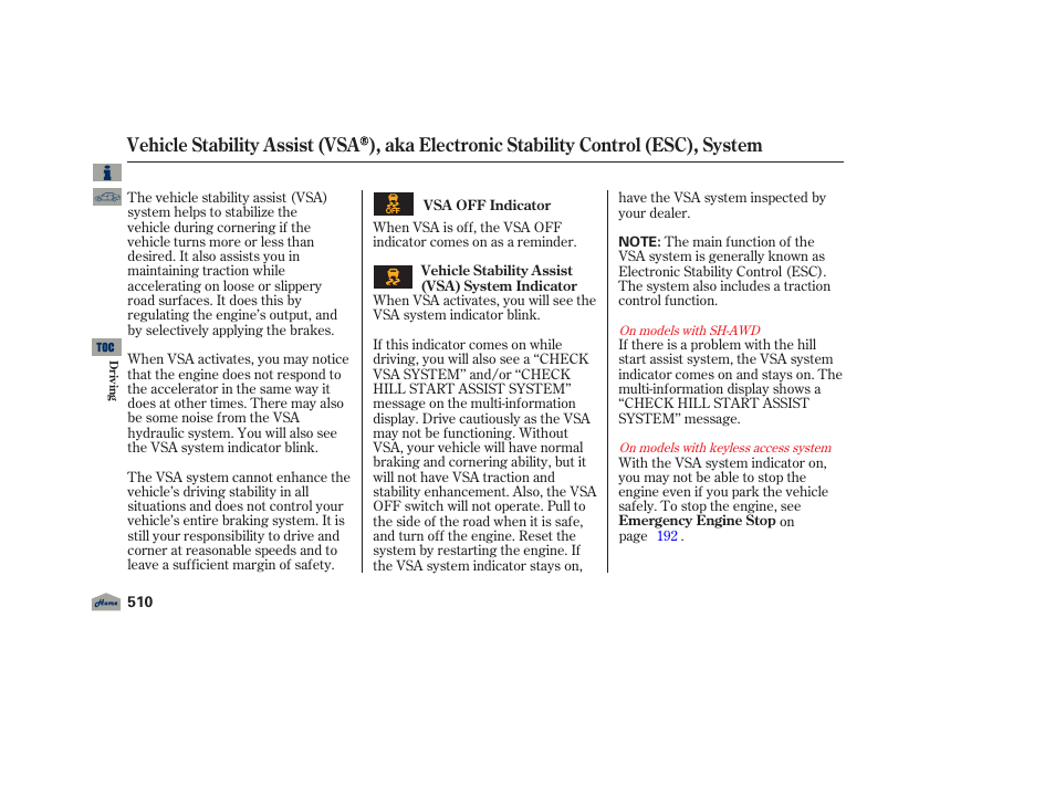 Acura 2012 TL User Manual | Page 514 / 650