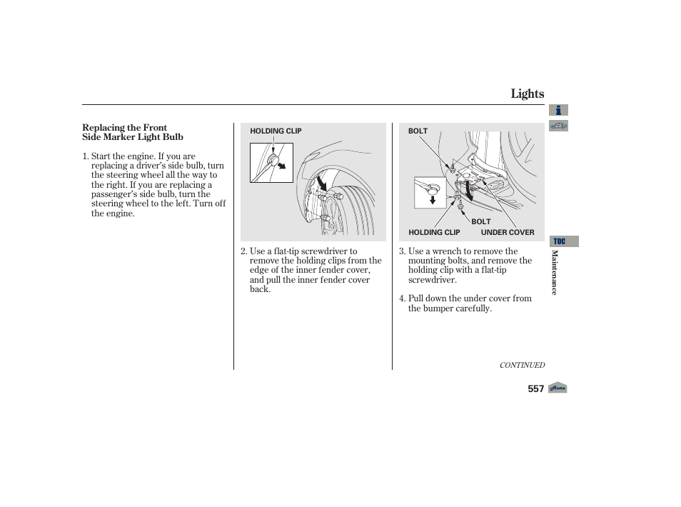 Lights, 2012 tl | Acura 2012 TL User Manual | Page 561 / 650
