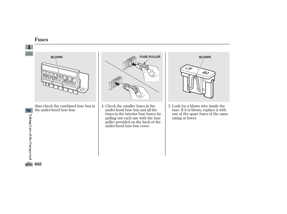 Fuses, 2012 tl | Acura 2012 TL User Manual | Page 606 / 650