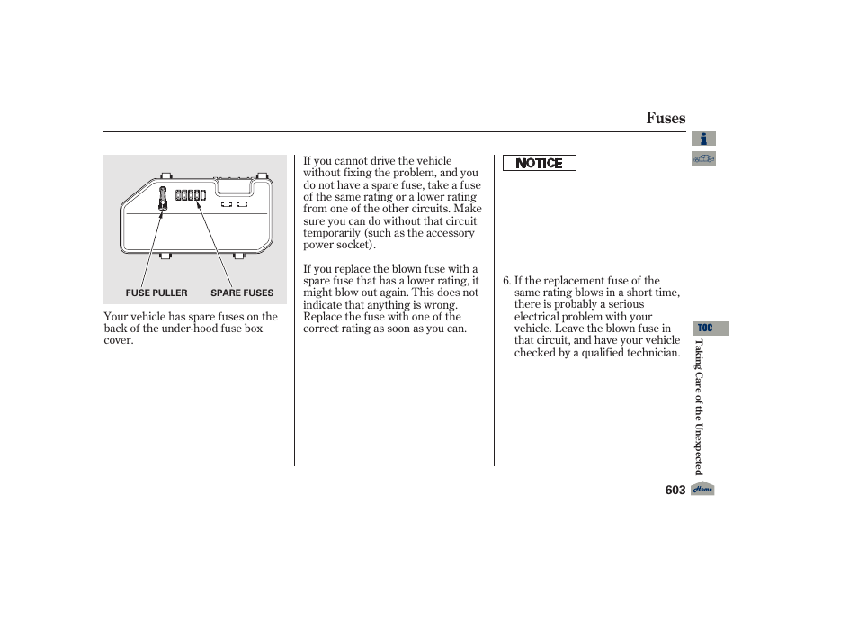 Fuses, 2012 tl | Acura 2012 TL User Manual | Page 607 / 650