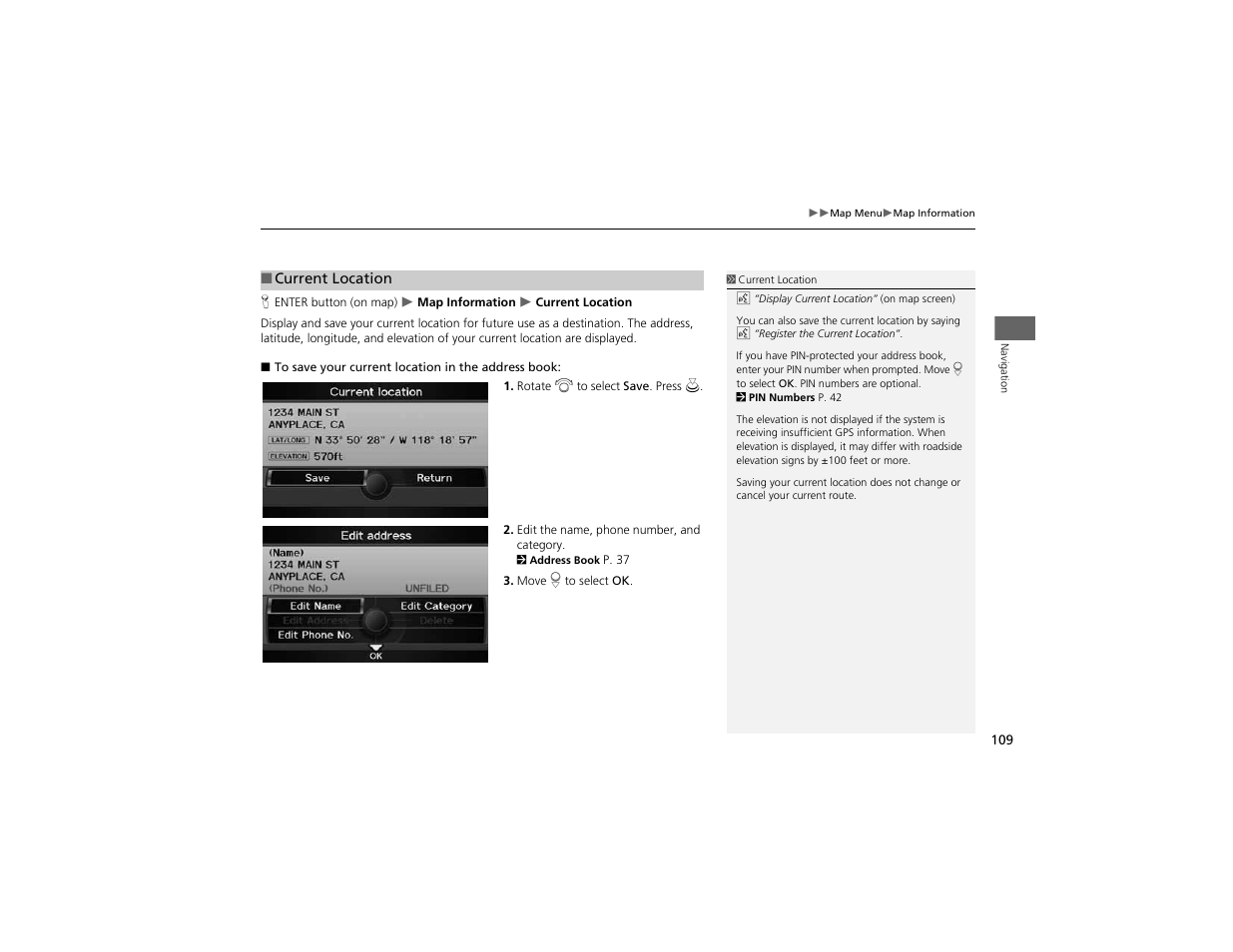 Acura 2012 ZDX Navigation User Manual | Page 111 / 251