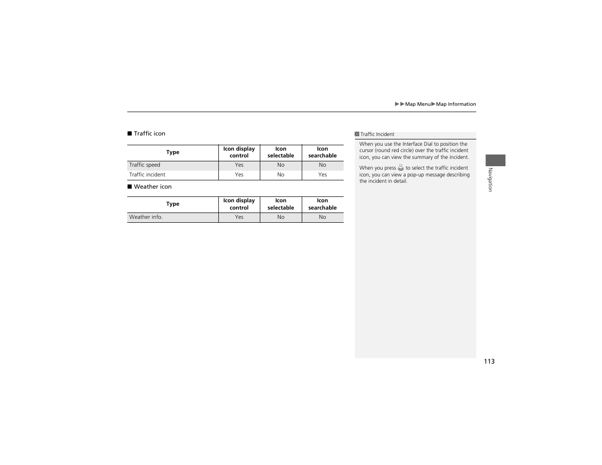 Acura 2012 ZDX Navigation User Manual | Page 115 / 251