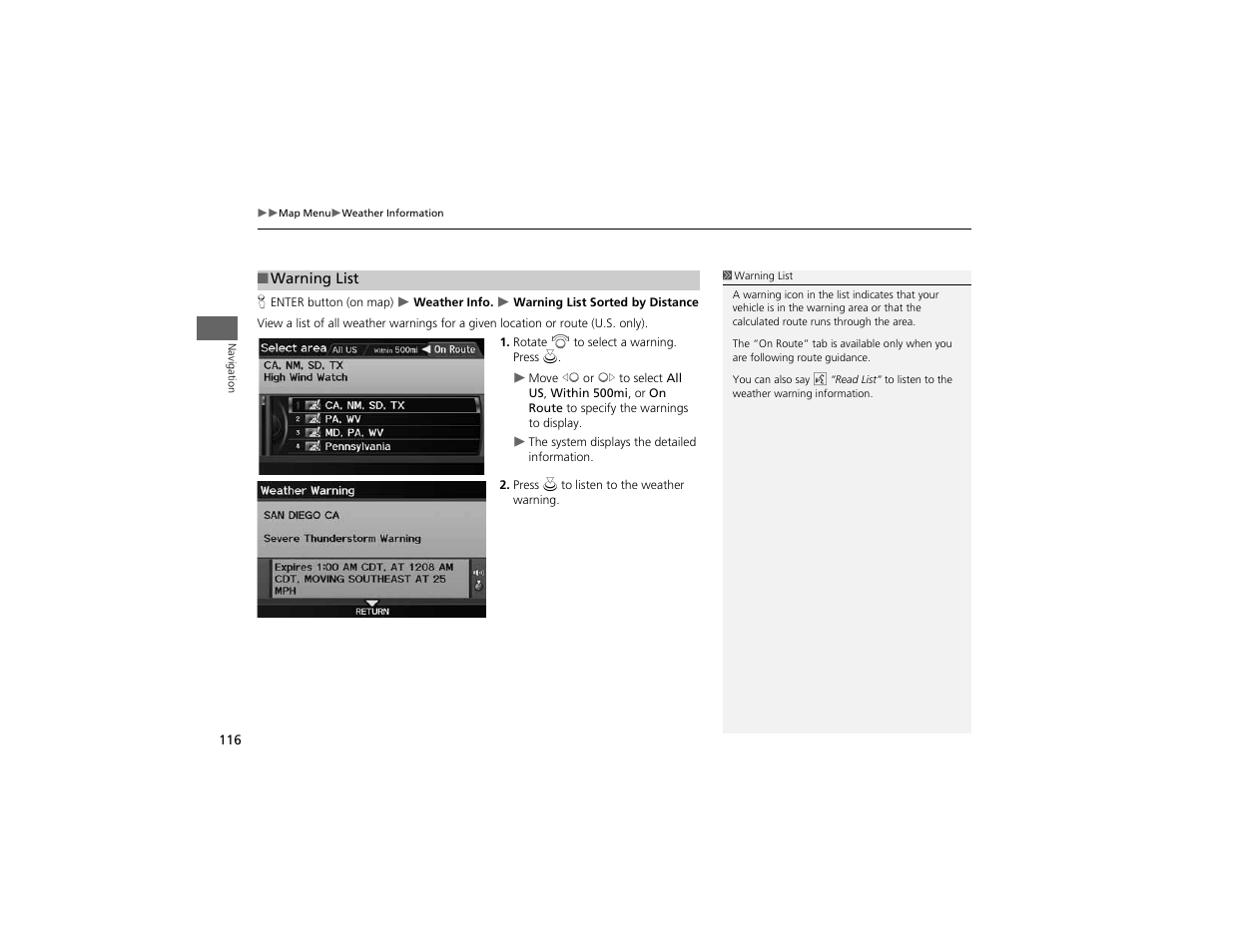 Acura 2012 ZDX Navigation User Manual | Page 118 / 251