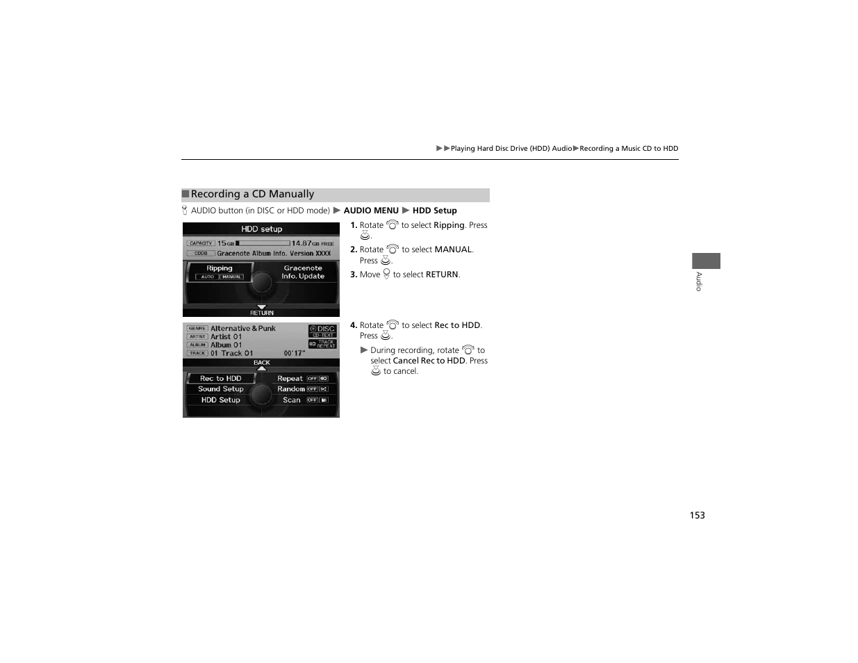 Acura 2012 ZDX Navigation User Manual | Page 155 / 251