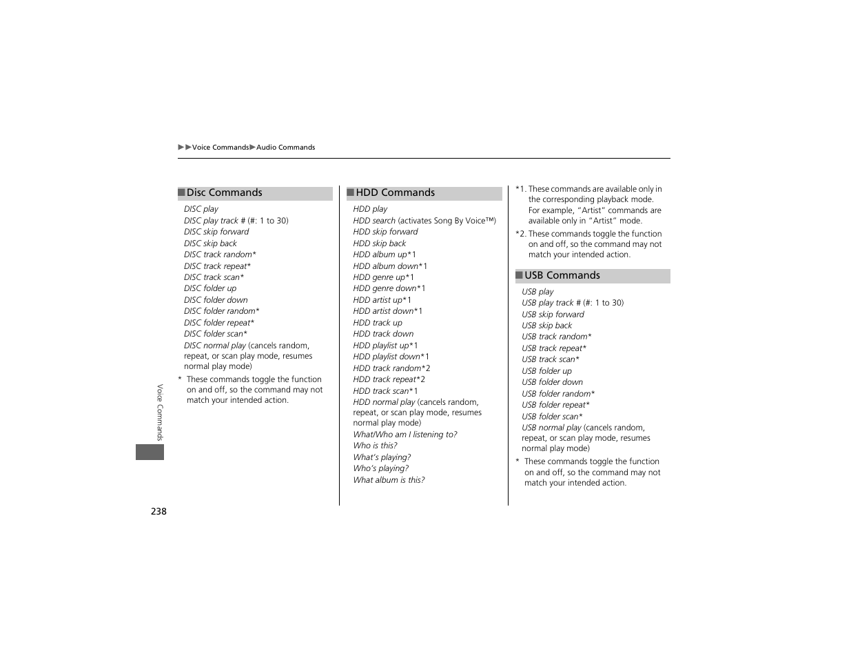 Acura 2012 ZDX Navigation User Manual | Page 240 / 251