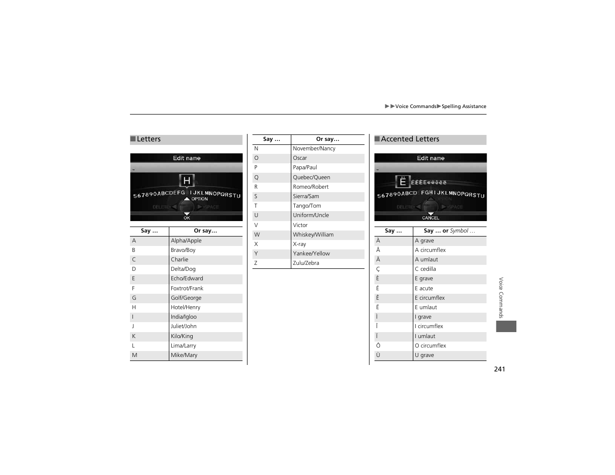 Acura 2012 ZDX Navigation User Manual | Page 243 / 251