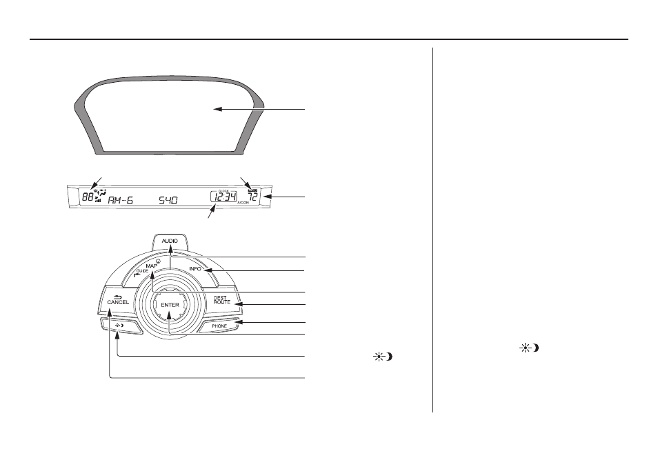Getting started, System controls | Acura 2012 TL Navigation User Manual | Page 11 / 184