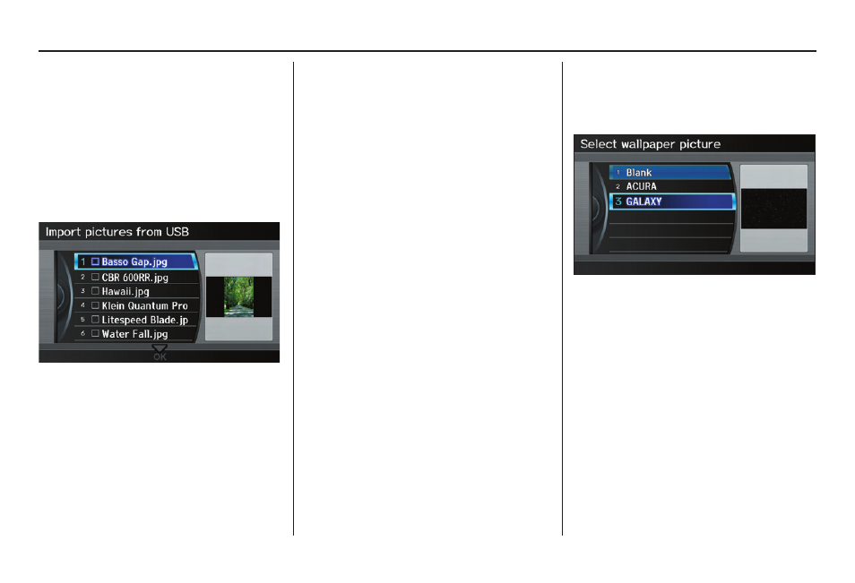 System setup | Acura 2012 TL Navigation User Manual | Page 124 / 184