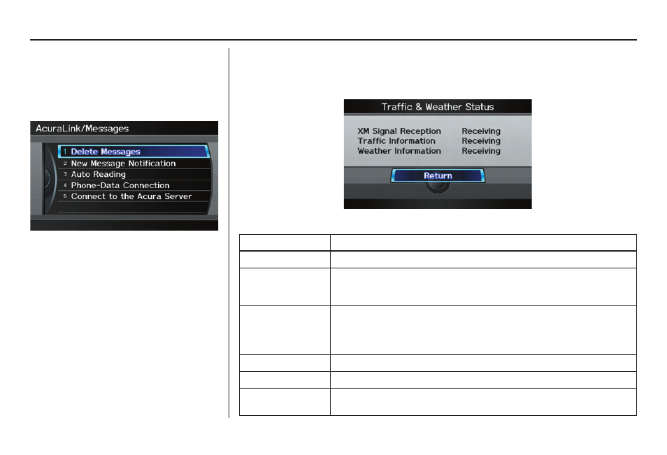 System setup | Acura 2012 TL Navigation User Manual | Page 127 / 184