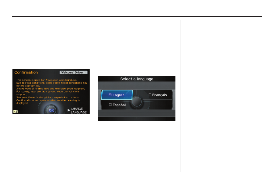Getting started | Acura 2012 TL Navigation User Manual | Page 19 / 184