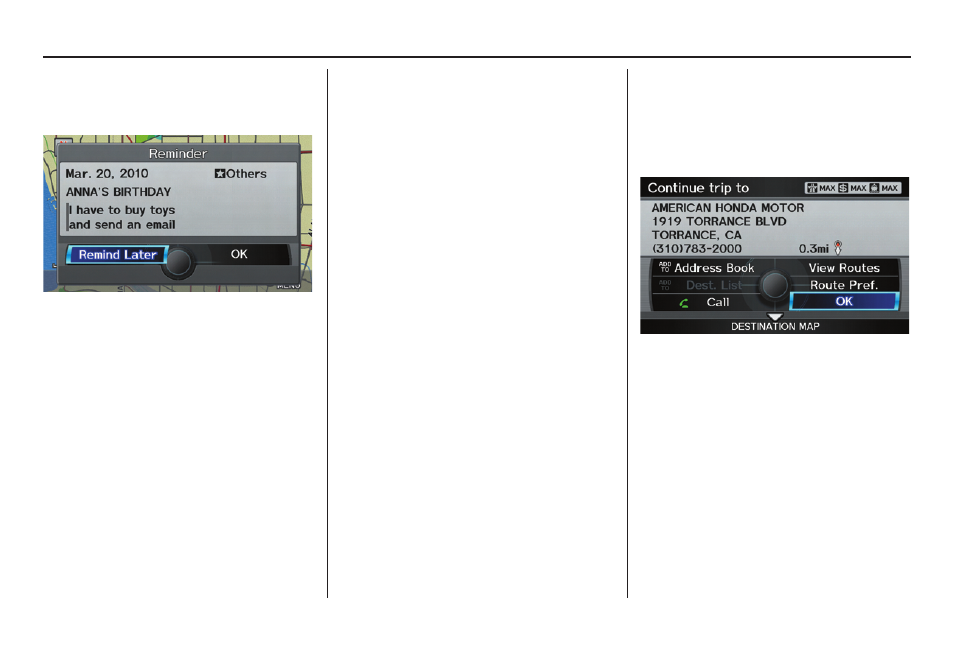 Getting started | Acura 2012 TL Navigation User Manual | Page 20 / 184