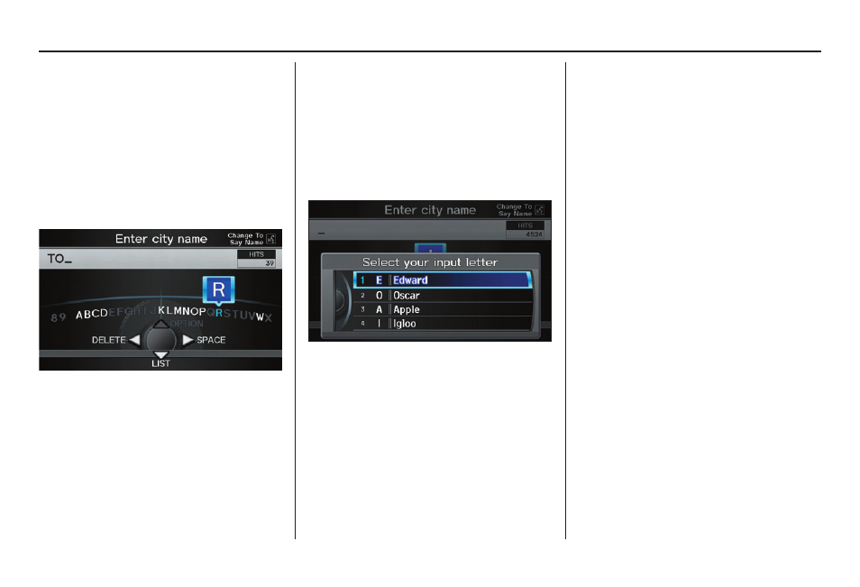 Entering a destination | Acura 2012 TL Navigation User Manual | Page 49 / 184