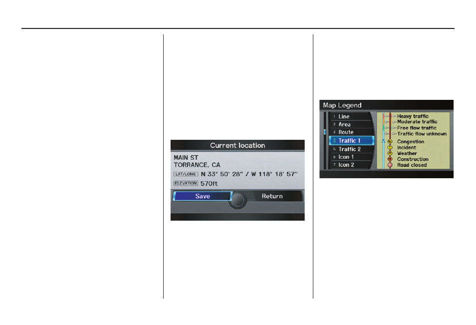 Driving to your destination | Acura 2012 TL Navigation User Manual | Page 66 / 184