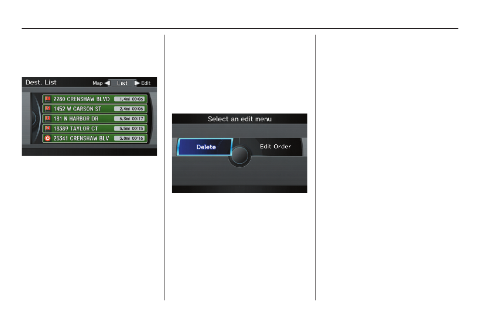Driving to your destination | Acura 2012 TL Navigation User Manual | Page 80 / 184
