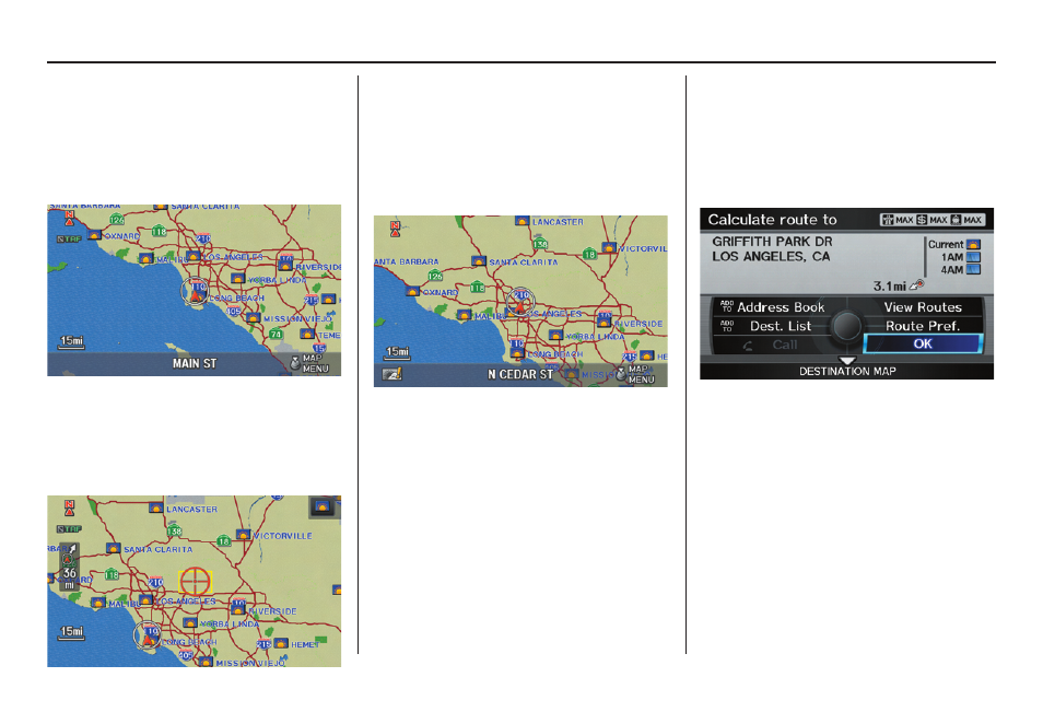 Information features | Acura 2012 TL Navigation User Manual | Page 88 / 184