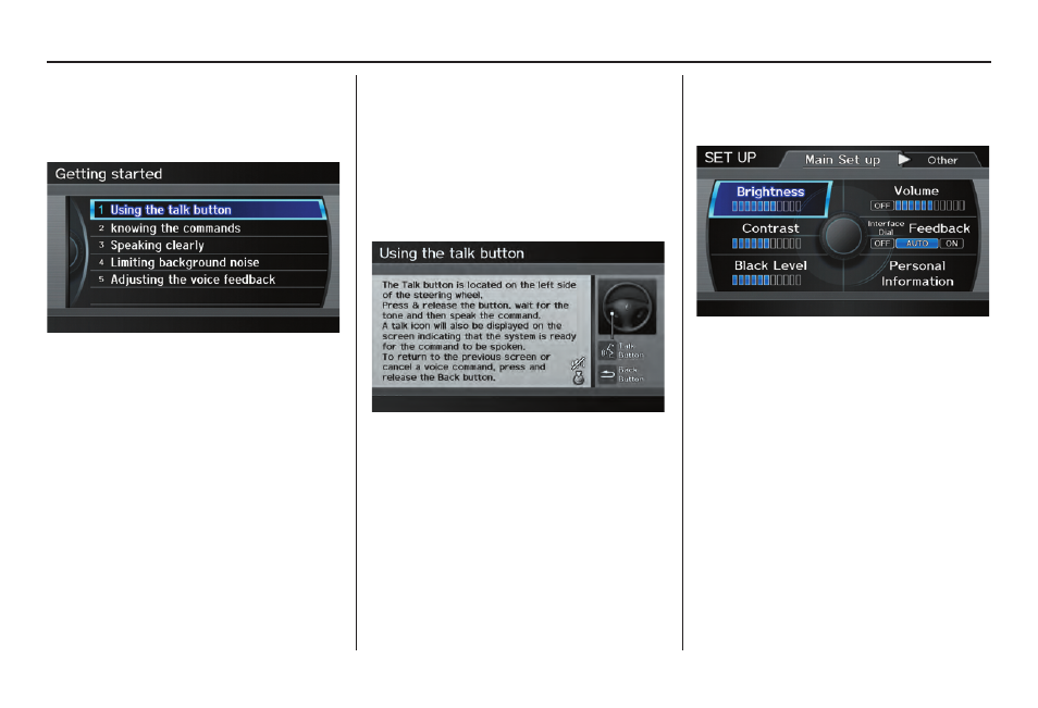 Information features | Acura 2012 TL Navigation User Manual | Page 90 / 184