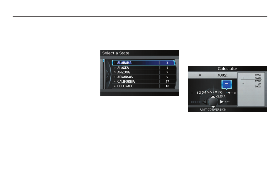 Information features | Acura 2012 TL Navigation User Manual | Page 93 / 184