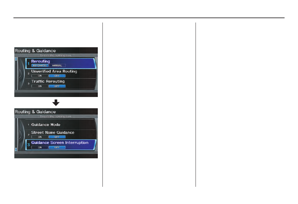System setup | Acura 2011 ZDX Navigation User Manual | Page 106 / 182