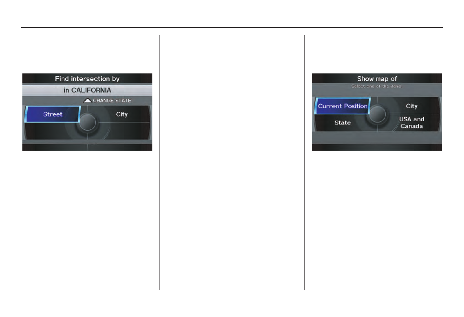 Entering a destination | Acura 2011 ZDX Navigation User Manual | Page 47 / 182