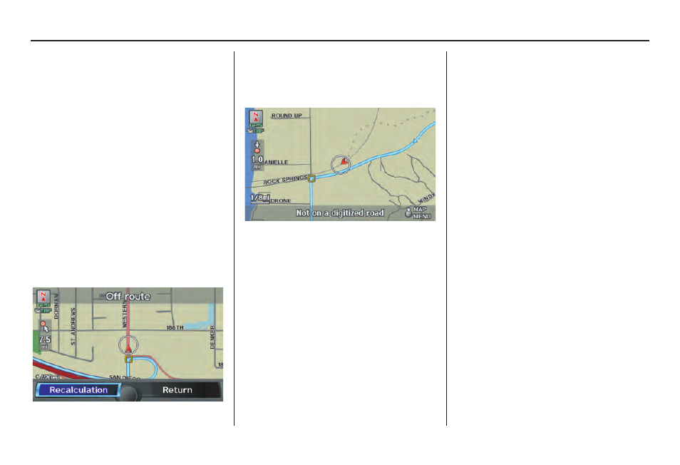 Driving to your destination | Acura 2011 ZDX Navigation User Manual | Page 72 / 182