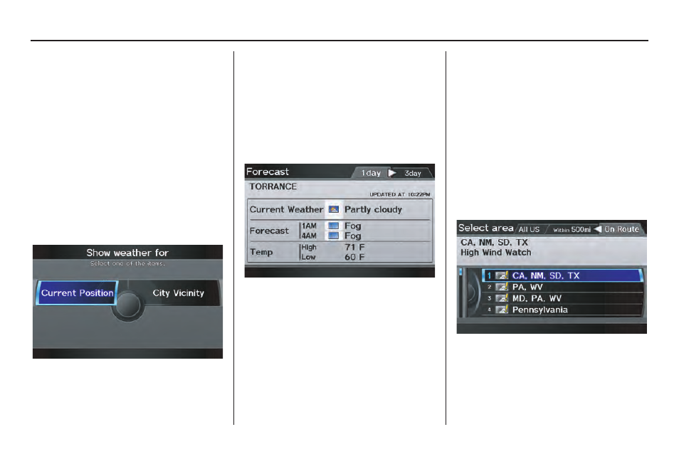 Information features | Acura 2011 ZDX Navigation User Manual | Page 84 / 182
