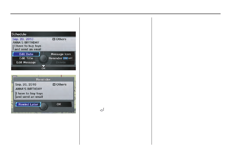 Information features | Acura 2011 ZDX Navigation User Manual | Page 90 / 182