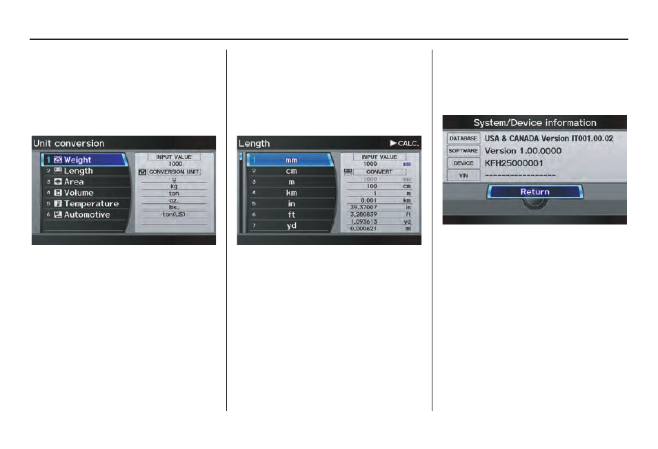 Information features | Acura 2011 ZDX Navigation User Manual | Page 92 / 182