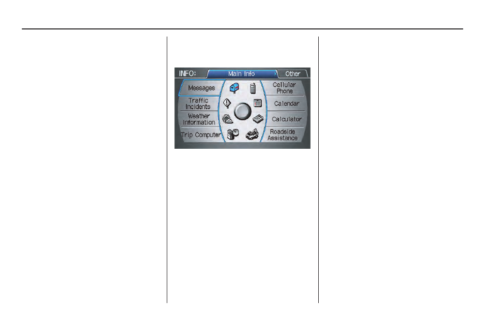 Information features | Acura 2011 RDX Navigation User Manual | Page 80 / 176