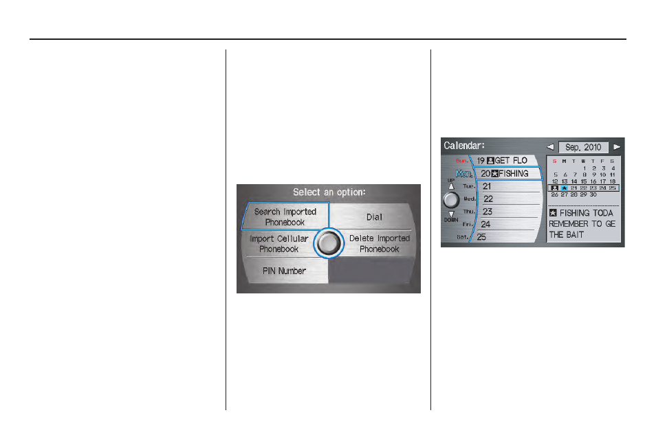 Information features | Acura 2011 RDX Navigation User Manual | Page 85 / 176