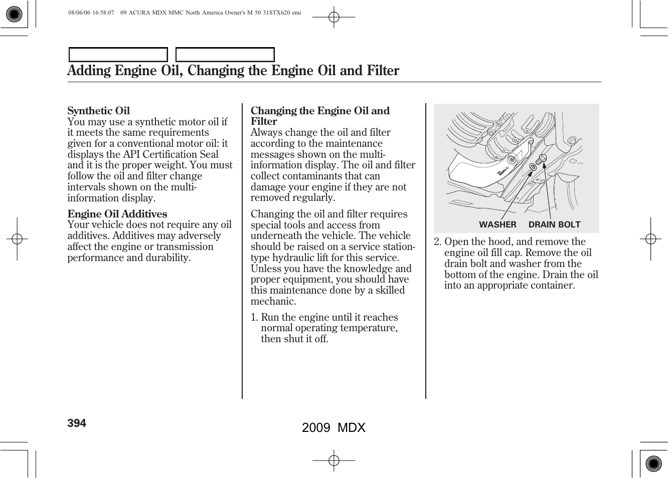 2009 mdx | Acura 2009 MDX User Manual | Page 398 / 489